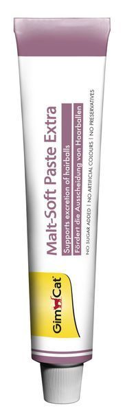 Паста GimCat Every Day Malt-Soft Paste Extra для котів для виведення шерсті зі шлунку (20 г) 1527 фото