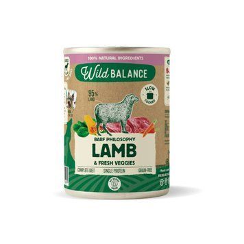 Вологий корм для собак Wildbalance Ягня та свіжі овочі BARF Philosophy 1254 фото