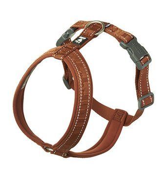 Анатомічна шлейка для собак Hurtta Casual Y-harness (коричневий, 90-100 см) 358 фото