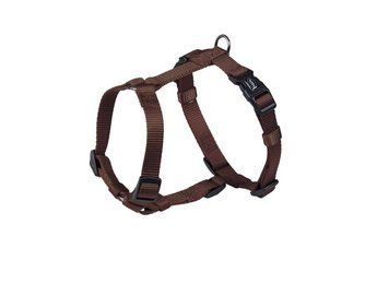 Анатомічная шлея для собак - Classic H-shaped Harness Nobby (шоколадний, L-XL) 1687 фото