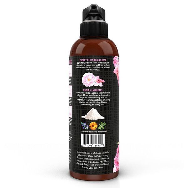 Шампунь з екстрактом цвіту вишні та садової троянди - RELIQ Mineral Spa Cherry Blossom Shampoo (500 мл) 1331 фото