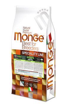 Низькозерновий сухий корм для собак Monge Dog Bwild Low Grain дикий кабан (15 кг) 1173 фото