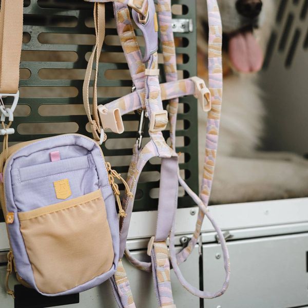 Сумка для прогулянок, пляшки та аксесуарів Woolly Wolf Hydration Shoulder Bag (Lavender Mix) 1574 фото