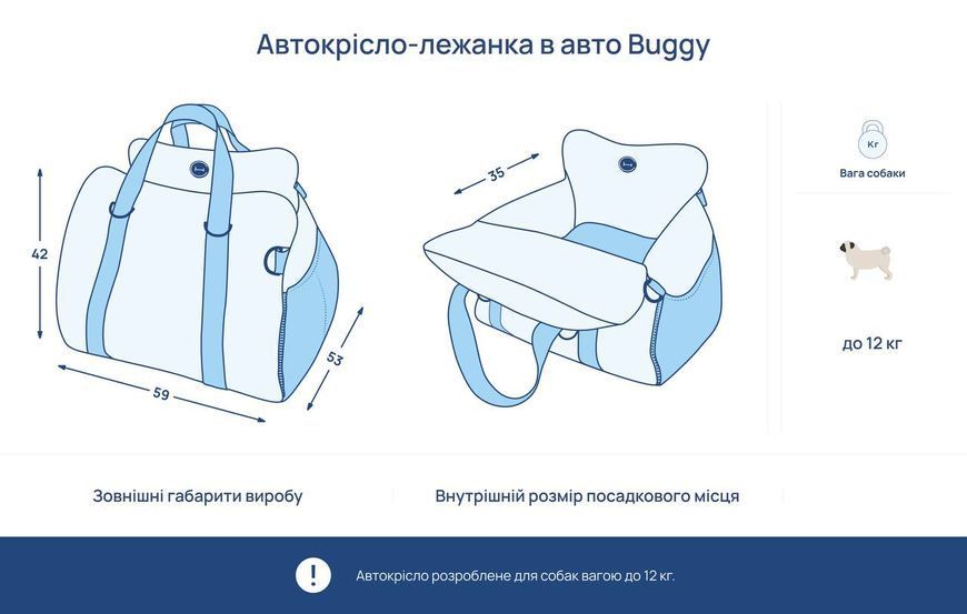 Автокрісло-лежанка в авто Buggy Harley&Cho 125 фото