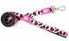 Max & Molly Short Leash Leopard Pink - Короткий рожевий повідець з леопардовим принтом 229 фото 1