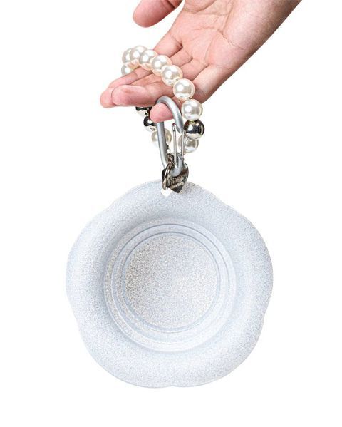 Складна миска для собак Maogoublue - Marshmallow Foldable Bowl Pearl (S, 350 мл) 1515 фото