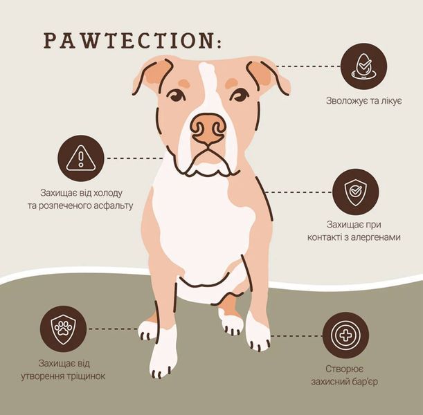 Бальзам для захисту лап Paw Tection Natural Dog Company (30 мл туба) 097 фото
