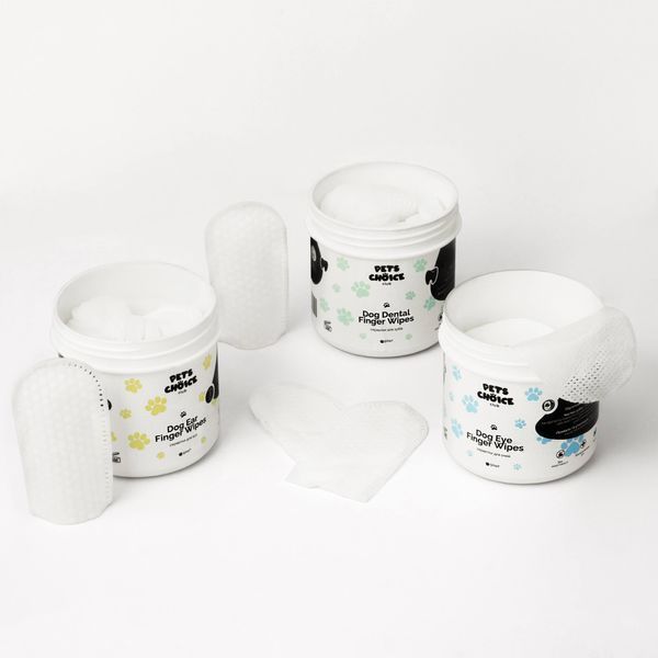 Серветки для гігієни зубів собак | DENTAL WIPES Pets Choice Club 1545 фото
