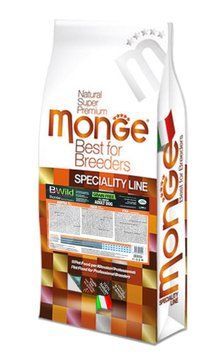 Monge Dog Bwild Grain Free качка - сухий беззерновий корм для дорослих собак з качкою (15 кг) 765 фото