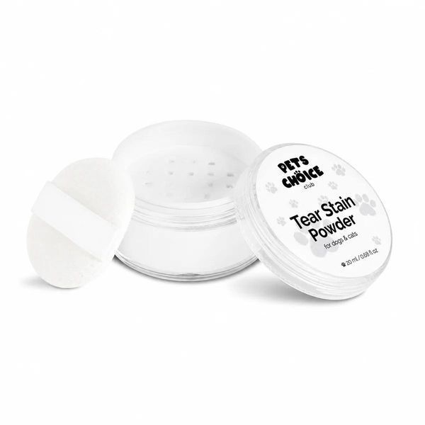 Пудра від слізних доріжок | TEAR STAIN POWDER FOR DOGS Pets Choice Club (20 мл) 1546 фото