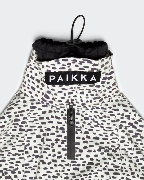 Дощовик для собак Білий Леопард 2.0 Paikka (50 см) 898 фото