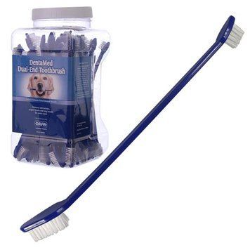 Davis Dentamed Dual-End Toothbrush - зубна щітка для собак і котів  629 фото