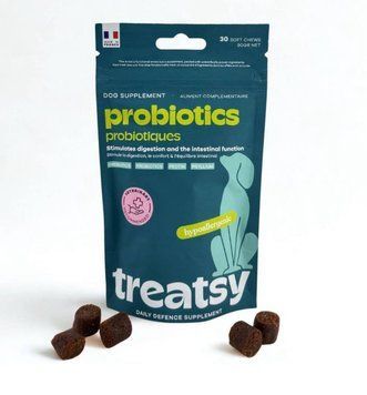 Функціональні смаколики для собак Treatsy Daily Defence Probiotics Для здорового травлення та підтримки кишківника (30 шт) 726 фото