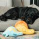 М'яка іграшка для собак Beco Pets Малюк Плезіозавр Блакитний S 839 фото 3