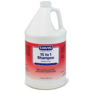 Davis 15 to 1 Fragrance-Free - шампунь без запаху для собак і котів, концентрат 198 фото