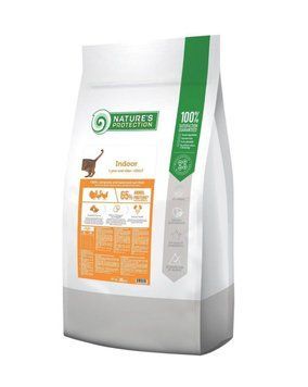 Сухий корм для дорослих хатніх котів - Nature's Protection Indoor (18 кг) 1138 фото