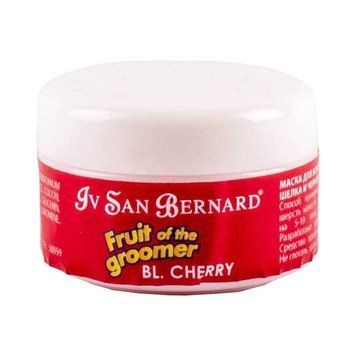 Маска Iv San Bernard Black Cherry для короткої шерсті, з протеїнами шовку та чорною вишнею (20 мл) 264 фото