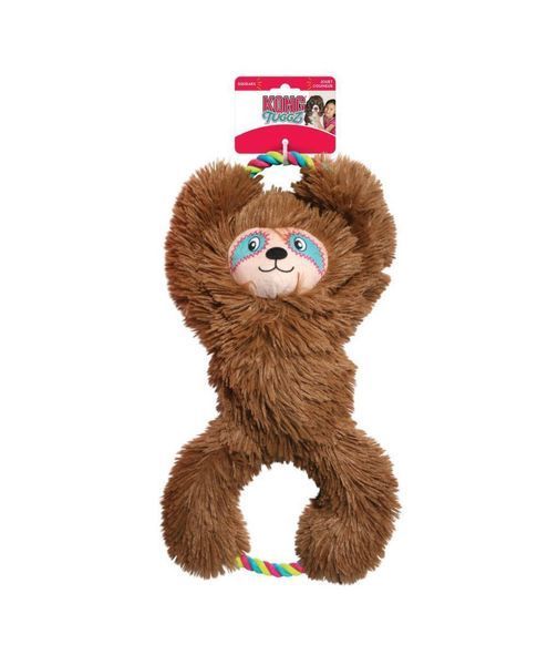 Іграшка для собак Kong Tuggz Sloth XL (коричневий ленивець) 532 фото