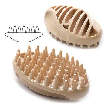 DoggyMan Rubber Brush силіконова щітка для собак і котів з короткою шерстю (M-L) 1083 фото