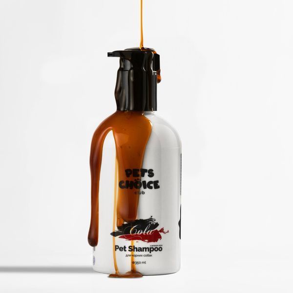 Шампунь для чорної та темної шерсті собак | BLACK COAT SHAMPOO Pets Choice Club (350 мл) 1564 фото