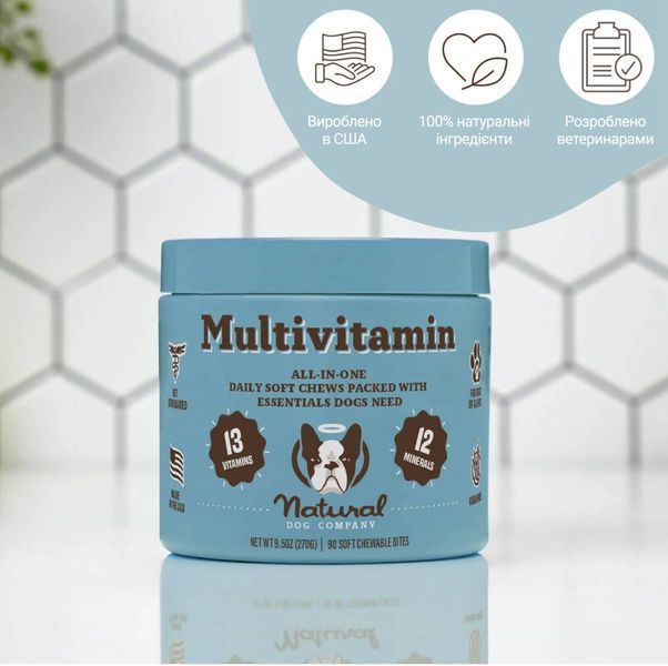 Мультивітамінний комплекс Multivitamin Natural Dog Company 589 фото