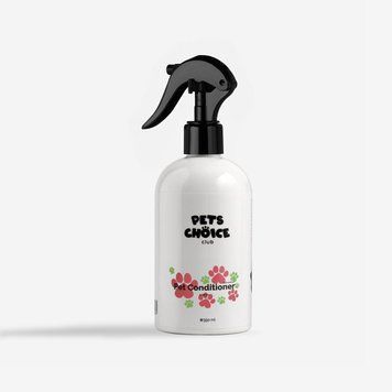 Незмивний кондиціонер-спрей для собак з ароматом кавуна | LEAVE-IN CONDITIONER WATERMELON Pets Choice Club (350 мл) 1567 фото