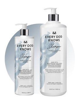 Шампунь для білої шерсті - GLOWING WHITE FUR SHAMPOO Every Dog Knows (1 л) 1529 фото